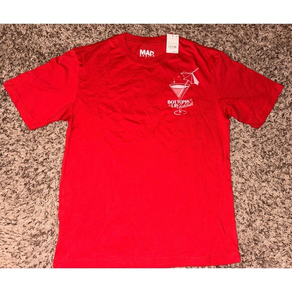 Other - Men’s Women’s Unisex Mad Engine Bottoms Up Cocktails T-shirt NWT Small